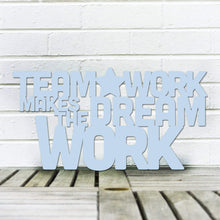 Load image into Gallery viewer, Spunky Fluff Proudly Handmade in South Dakota, USA Medium / Powder Teamwork Makes the Dream Work