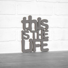 Load image into Gallery viewer, Spunky Fluff Proudly Handmade in South Dakota, USA Small / Charcoal Gray This Is The Life