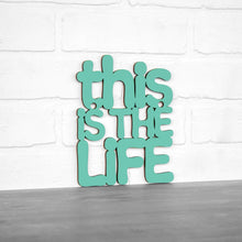 Load image into Gallery viewer, Spunky Fluff Proudly Handmade in South Dakota, USA Small / Turquoise This Is The Life