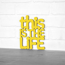 Load image into Gallery viewer, Spunky Fluff Proudly Handmade in South Dakota, USA Small / Yellow This Is The Life