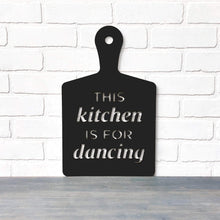 Load image into Gallery viewer, Spunky Fluff Proudly Handmade in South Dakota, USA Medium / Black This Kitchen is for Dancing