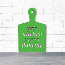 Load image into Gallery viewer, Spunky Fluff Proudly Handmade in South Dakota, USA Medium / Grass Green This Kitchen is for Dancing
