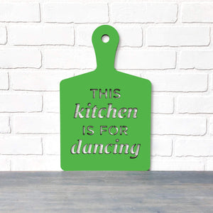 Spunky Fluff Proudly Handmade in South Dakota, USA Medium / Grass Green This Kitchen is for Dancing