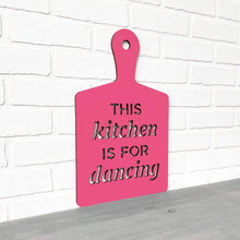 Load image into Gallery viewer, Spunky Fluff Proudly Handmade in South Dakota, USA Medium / Magenta This Kitchen is for Dancing