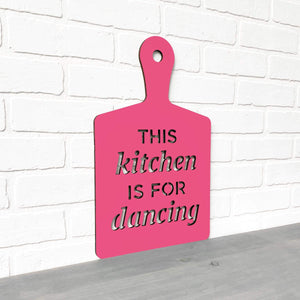 Spunky Fluff Proudly Handmade in South Dakota, USA Medium / Magenta This Kitchen is for Dancing