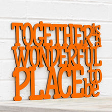 Load image into Gallery viewer, Spunky Fluff Proudly Handmade in South Dakota, USA Medium / Orange Together is a Wonderful Place to Be