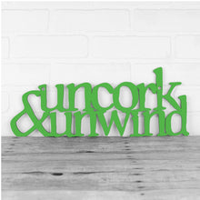 Load image into Gallery viewer, Spunky Fluff Proudly Handmade in South Dakota, USA Large / Grass Green Uncork & Unwind