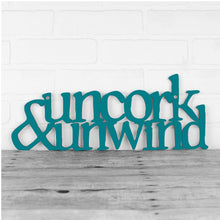 Load image into Gallery viewer, Spunky Fluff Proudly Handmade in South Dakota, USA Medium / Teal Uncork & Unwind