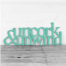 Load image into Gallery viewer, Spunky Fluff Proudly Handmade in South Dakota, USA Medium / Turquoise Uncork & Unwind