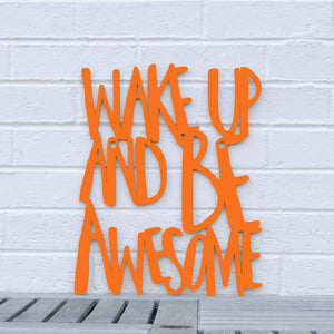 Spunky Fluff Proudly handmade in South Dakota, USA Medium / Orange Wake Up and Be Awesome