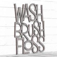Load image into Gallery viewer, Spunky Fluff Proudly handmade in South Dakota, USA Medium / Weathered Gray Wash Brush Floss