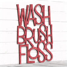Load image into Gallery viewer, Spunky Fluff Proudly handmade in South Dakota, USA Medium / Weathered Red Wash Brush Floss