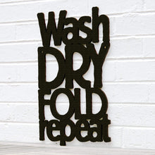Load image into Gallery viewer, Spunky Fluff Proudly handmade in South Dakota, USA Small / Black Wash Dry Fold Repeat