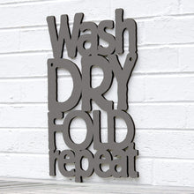 Load image into Gallery viewer, Spunky Fluff Proudly handmade in South Dakota, USA Small / Charcoal Gray Wash Dry Fold Repeat