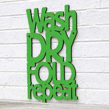 Load image into Gallery viewer, Spunky Fluff Proudly handmade in South Dakota, USA Small / Grass Green Wash Dry Fold Repeat