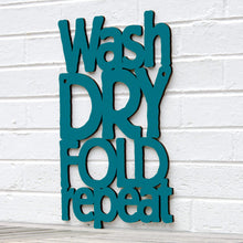 Load image into Gallery viewer, Spunky Fluff Proudly handmade in South Dakota, USA Small / Teal Wash Dry Fold Repeat