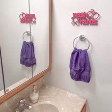 Load image into Gallery viewer, Spunky Fluff Proudly handmade in South Dakota, USA "Wash Your Hands" Decorative Wall Sign