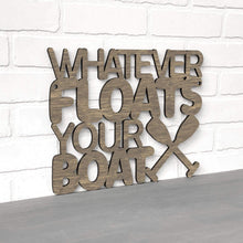 Load image into Gallery viewer, Spunky Fluff Proudly handmade in South Dakota, USA Small / Weathered Brown Whatever Floats Your Boat