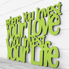 Load image into Gallery viewer, Spunky Fluff Proudly handmade in South Dakota, USA Medium / Pear Green Where You Invest Your Love, You Invest Your Life