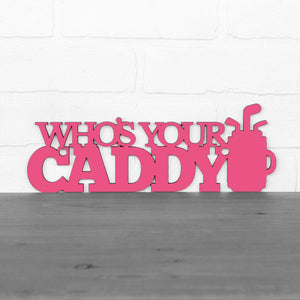Spunky Fluff Proudly handmade in South Dakota, USA Small / Magenta Who's Your Caddy