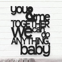 Load image into Gallery viewer, Spunky Fluff Proudly handmade in South Dakota, USA Medium / Black You and Me Together