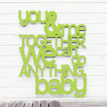 Load image into Gallery viewer, Spunky Fluff Proudly handmade in South Dakota, USA Medium / Pear Green You and Me Together