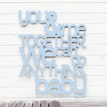 Load image into Gallery viewer, Spunky Fluff Proudly handmade in South Dakota, USA Medium / Powder You and Me Together