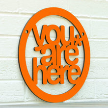 Load image into Gallery viewer, Spunky Fluff Proudly handmade in South Dakota, USA Small / Orange You are Here