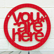 Load image into Gallery viewer, Spunky Fluff Proudly handmade in South Dakota, USA Small / Red You are Here
