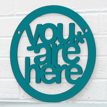 Load image into Gallery viewer, Spunky Fluff Proudly handmade in South Dakota, USA Small / Teal You are Here