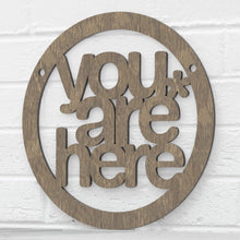 Load image into Gallery viewer, Spunky Fluff Proudly handmade in South Dakota, USA Small / Weathered Brown You are Here