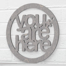 Load image into Gallery viewer, Spunky Fluff Proudly handmade in South Dakota, USA Small / Weathered Gray You are Here