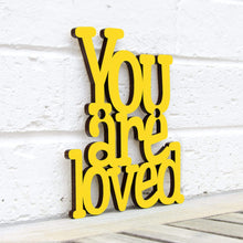 Load image into Gallery viewer, Spunky Fluff Proudly handmade in South Dakota, USA Small / Yellow You are Loved