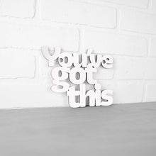 Load image into Gallery viewer, Spunky Fluff Proudly handmade in South Dakota, USA Small / White You've Got This