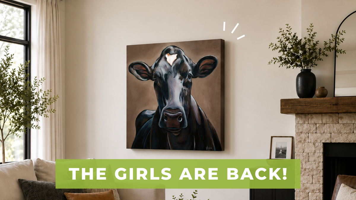 The Girls are Back in Town! — Steel Cow Art Prints Are Back at Sticks and Steel