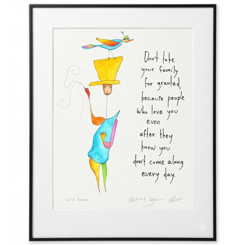 Storypeople Home Decor - Indoor - Furniture Lighting Mirrors Wall Art 11x14 Art Print Core Team