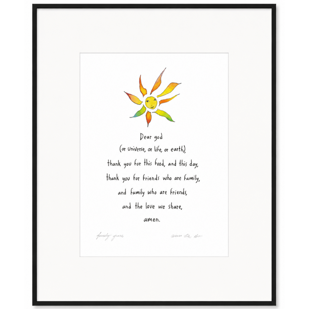 Storypeople Home Decor - Indoor - Furniture Lighting Mirrors Wall Art 11x14 Art Print Family Grace