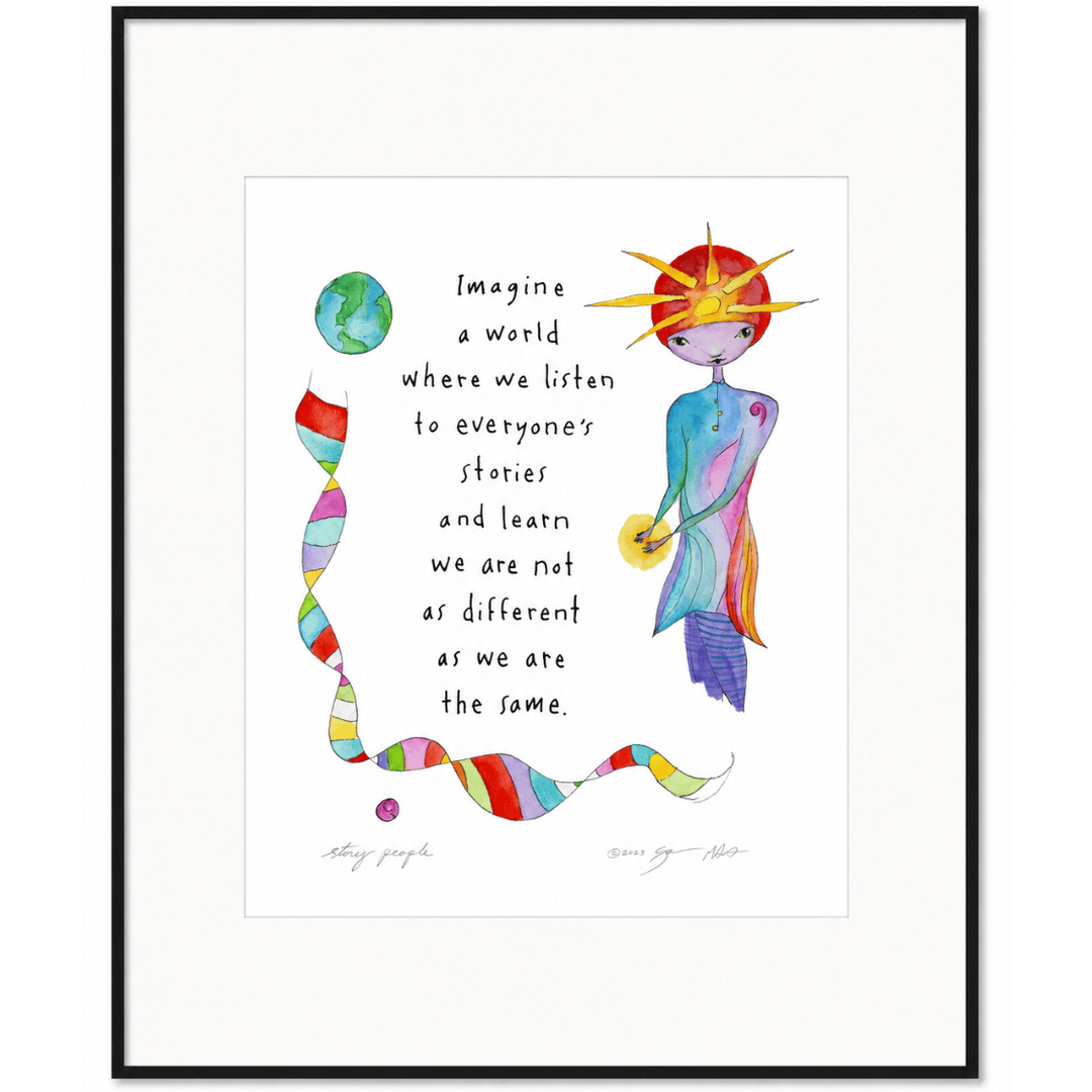 Storypeople Home Decor - Indoor - Furniture Lighting Mirrors Wall Art 11x14 Art Print Story People