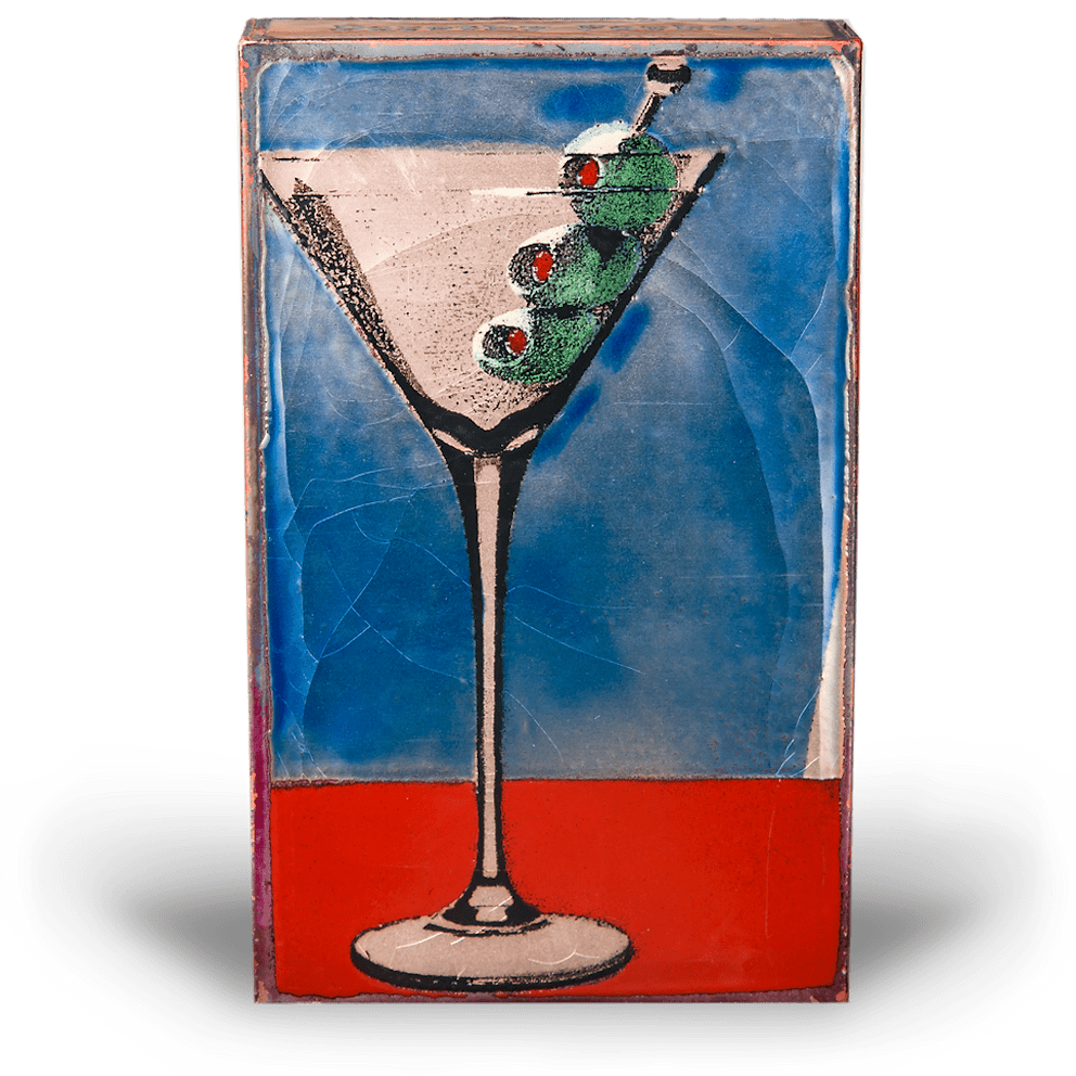 Houston Llew Proudly Handmade in Georgia, USA #151 Shaken Spiritile