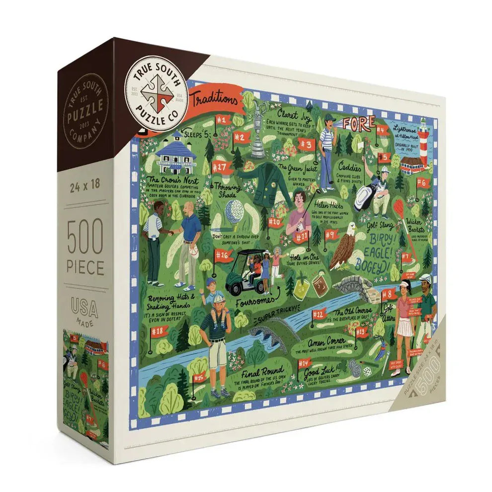 True South Puzzles Books Cards Games and Puzzles - Games and Puzzles 18 Golf Traditions Puzzle