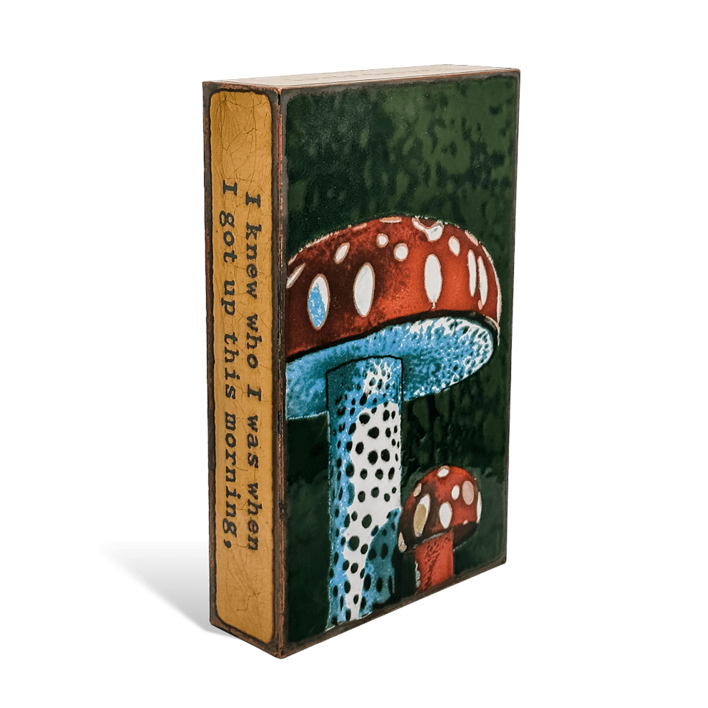 Houston Llew Proudly Handmade in Georgia, USA #276 Mushroom Spiritile