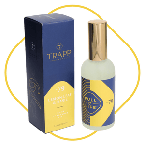 Trapp Fragrances Home Accents Lemon Leaf & Basil 3.4 oz Room Spray