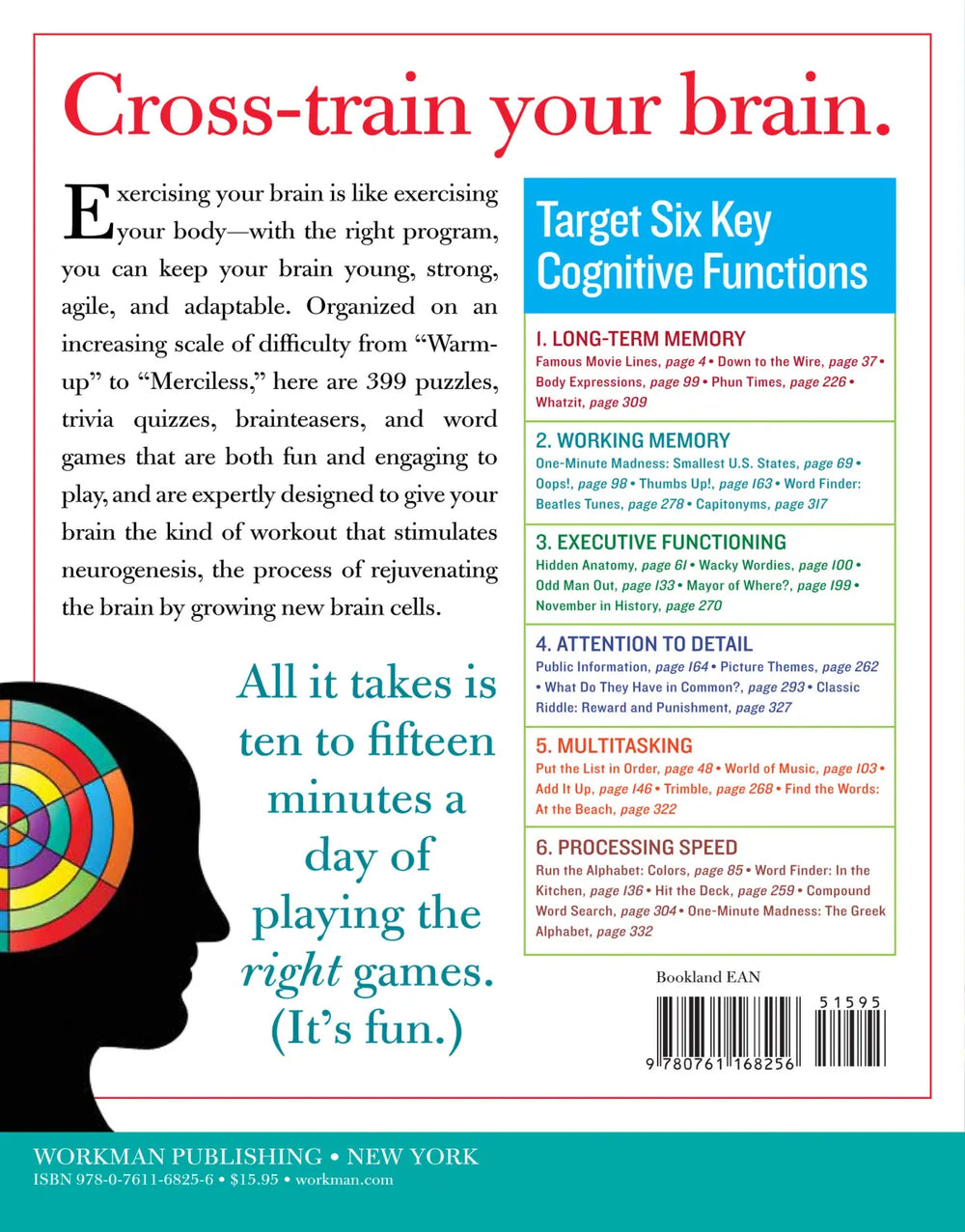 Hachette Book Group USA Books Cards Games and Puzzles - Games and Puzzles 399 Games Puzzles & Trivia Challenges