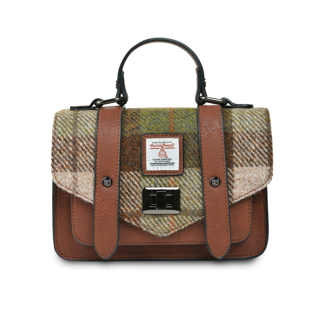 Islander UK Mini Satchel in Chestnut Tartan