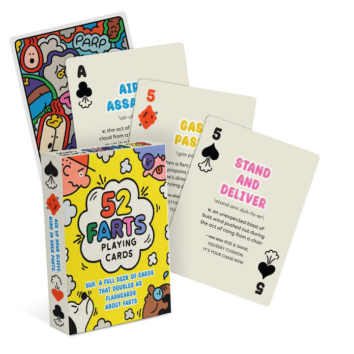 Hachette Book Group USA Game 52 Farts Playing Cards
