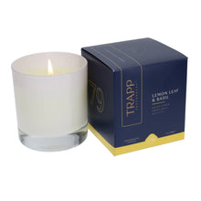 Load image into Gallery viewer, Trapp Fragrances Home Accents Lemon Leaf &amp; Basil 7 oz Trapp Candles
