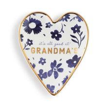 Load image into Gallery viewer, At Grandmas Art Heart Trinket Dish
