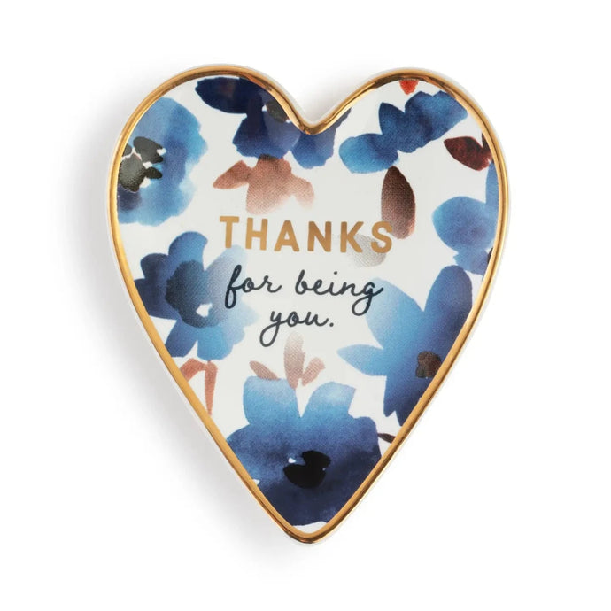 Thanks Art Heart Trinket Dish