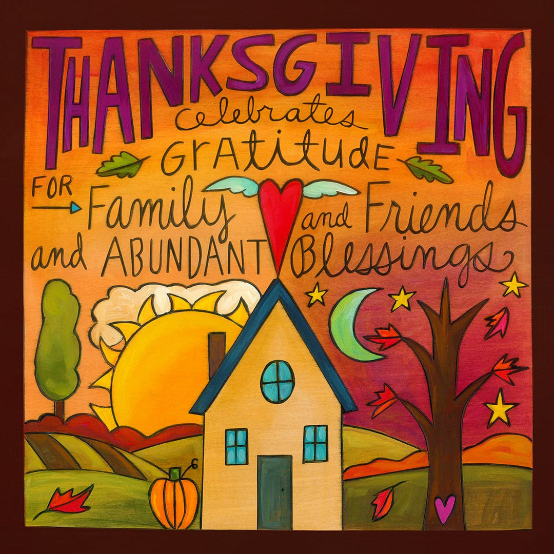 Sincerely Sticks Wall Art Abundant Heart 9" x 9" Plaque