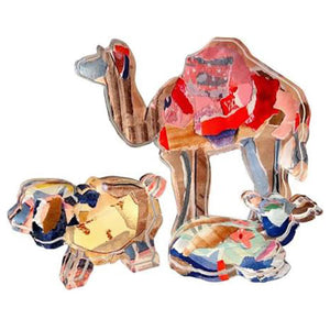 Lauren Dunn Acrylic Nativity Animals